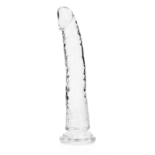Shots Toys - RealRock - 11" Slim Realistic Dildo with Suction Cup - Clear