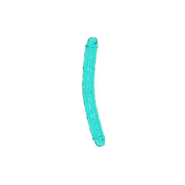 Shots Toys - RealRock - 13" Double Dong - Turquoise