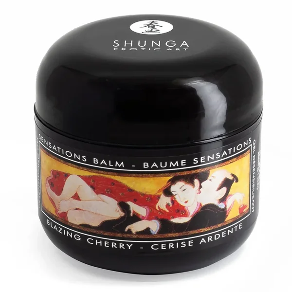 Shunga Blazing Cherry Warming Desensitising Sensations Balm