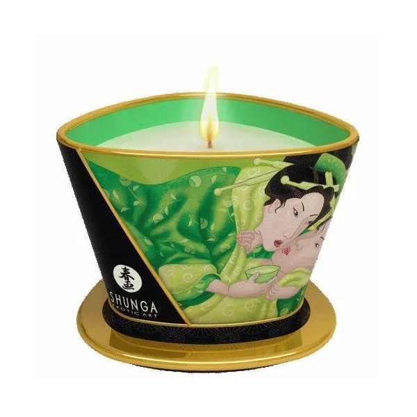 Shunga Massage Candle Zenitude Exotic Green Tea 5.7oz