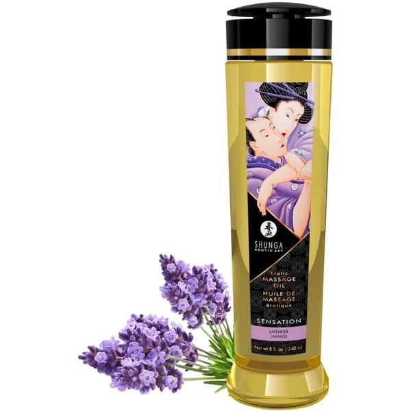 Shunga Massage Oil Sensation Lavender 240ml