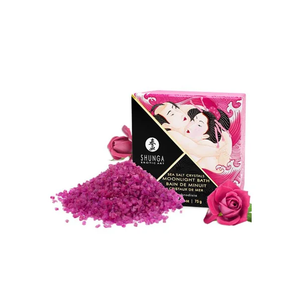 Shunga - Moonlight Bath - Sea Salt Bath Crystals - Aphrodesia