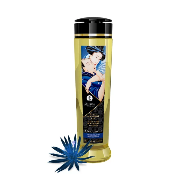Shunga Seduction Massage Oil 8 Fl Oz Natural Erotic Massage