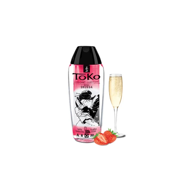 Shunga - Toko - Aroma Flavoured Lubricant - Sparkling Strawberry Wine - 5.5oz