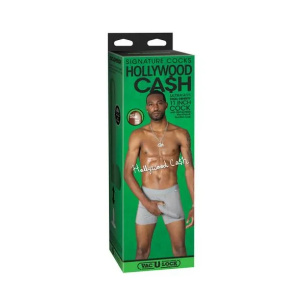 Signature Cocks Hollywood Cash 11 In. Ultraskyn Vac-u-lock Dildo