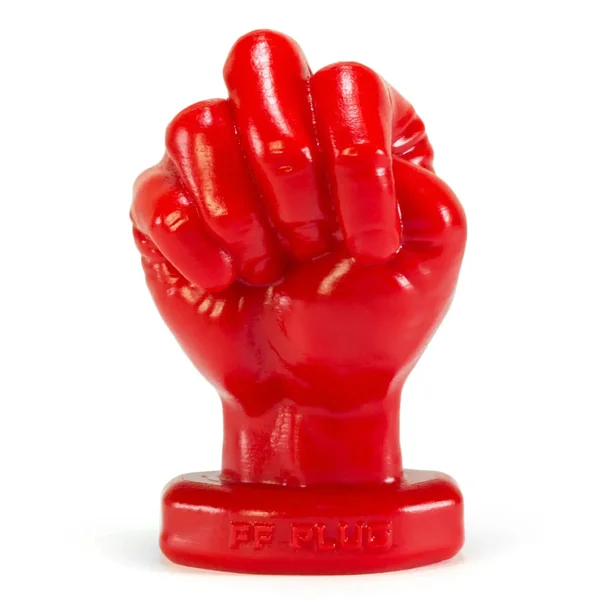 Silicone Fist Plug Buttplug RED Small