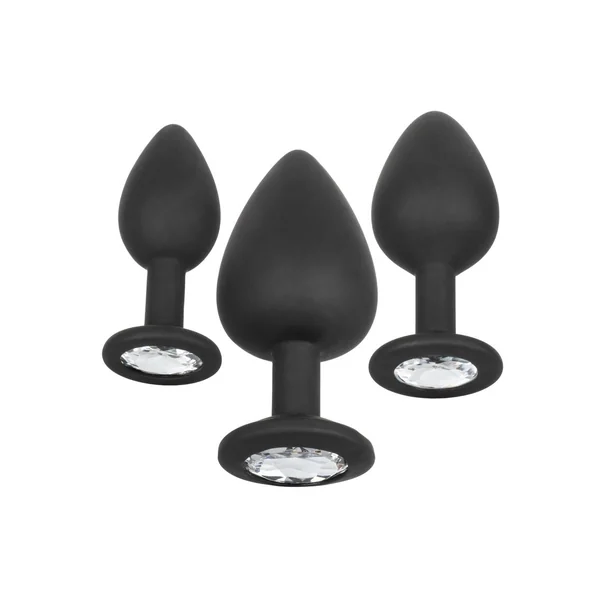 Silicone Gem Anal Kit Silicone Waterproof Black