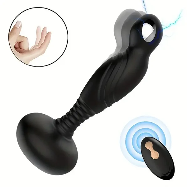 Silicone Rear Court Masturbation Stick USB Charging 10 Frequency Vibration