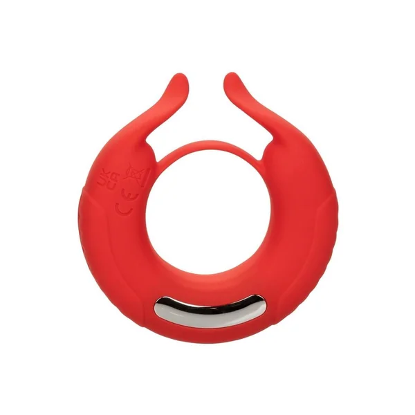 Silicone Rechargeable Taurus Enhancer Couples Ring – Red