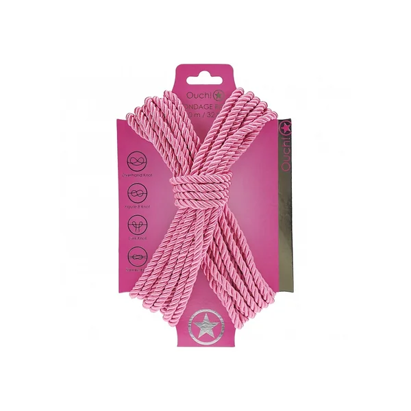 Silky Pink Bondage Rope - 10 Meters