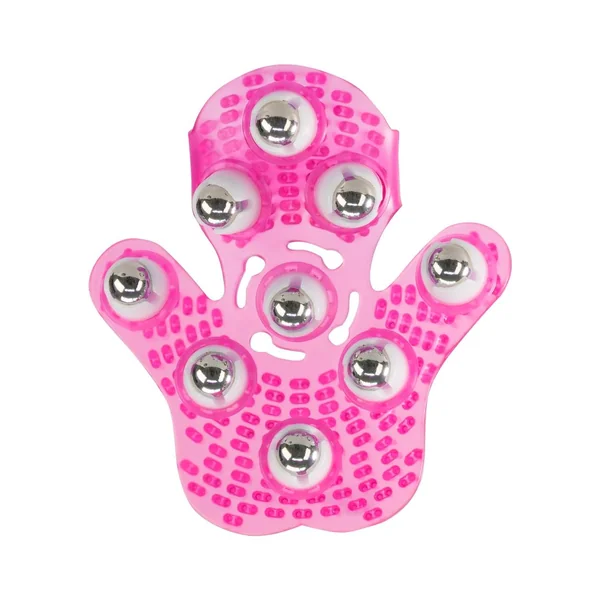 Simple and True Roller Balls Massager Glove Pink
