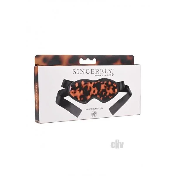 Sincerely Amber Blindfold