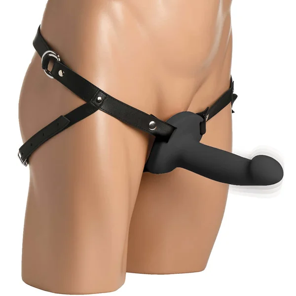 Size Matters 2 in. Erection 28X Smooth Remote Vibrating Silicone Sheath Black