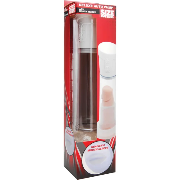 Size Matters Deluxe Auto Penis Pump And Mouth Sleeve 11.25 Inch