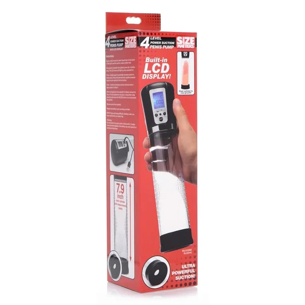 Size Matters Power Suction Penis Pump with Built-