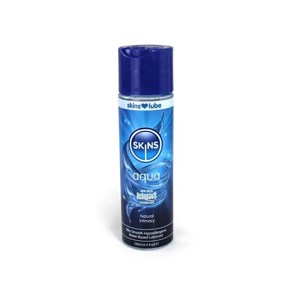 SKINS AQUA WATER BASED LUBE 4.4 OZ