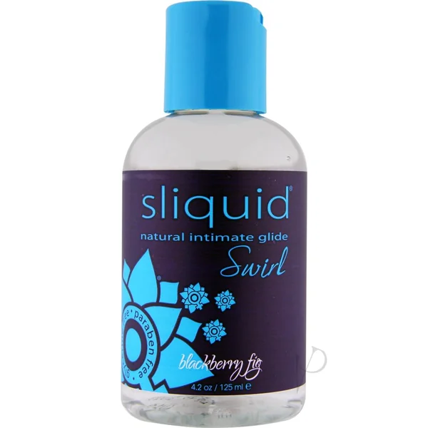 Sliquid Natural Intimate Glide Swirl Water Based Flavored Lube 4.2 Ounce