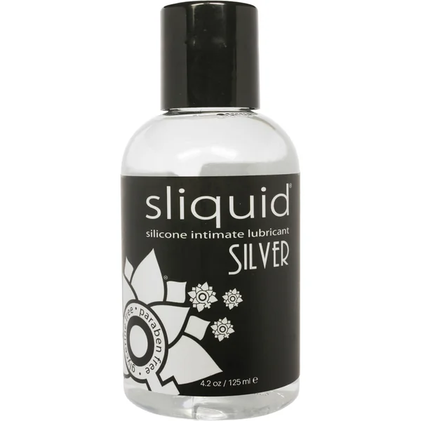 Sliquid Naturals Silver Premium Silicone Lubricant 4.2oz
