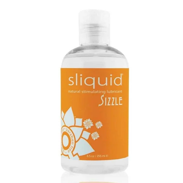 Sliquid Naturals Sizzle Water Based Warming Lubricant 8.5oz