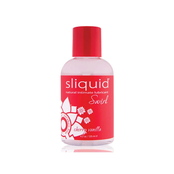 Sliquid Naturals Swirl Cherry Vanilla Flavored Lubricant 4.2 oz