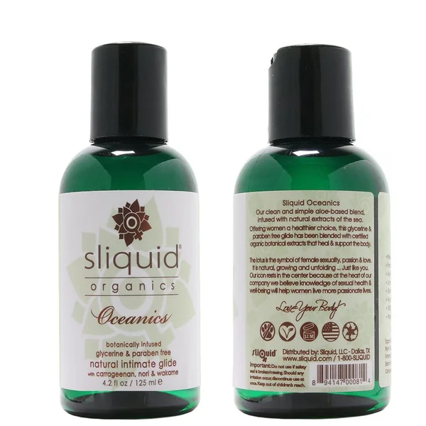 Sliquid Oceanics Botanically Infused Water Based Lubricant