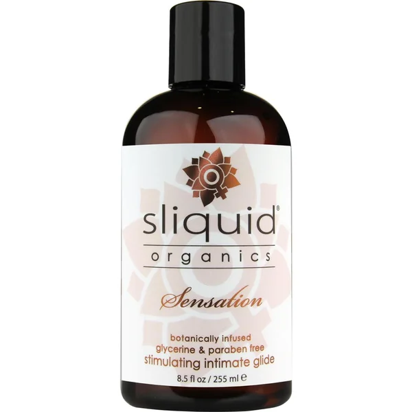Sliquid Organics Sensation Botanically Infused Stimulating Intimate Glide 8.5 Ounce