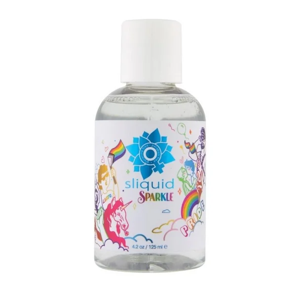 Sliquid Sparkle Pride Water Based Lubricant 4.2oz