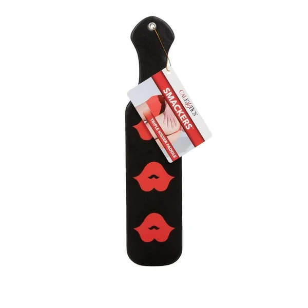 Smackers Triple Kisser Paddle Black and Red