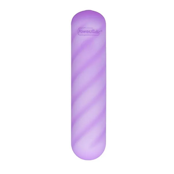 Softies Dual Silicone Rechargeable Body Bullet Vibrator 4in – Purple