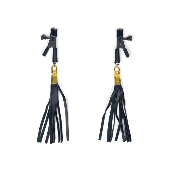 Spartacus Alligator Nipple Clamps with Tassels