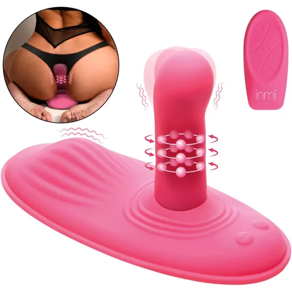 Spin n’ Grind Rotating and Vibrating Silicone Sex Grinder