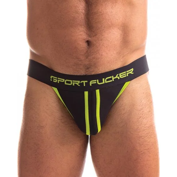 Sport Fucker Jersey Jock - M Black/green