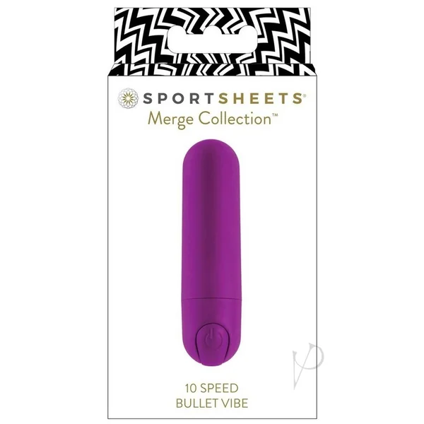 Sportsheets 10 Speed Bullet Vibrator - Purple