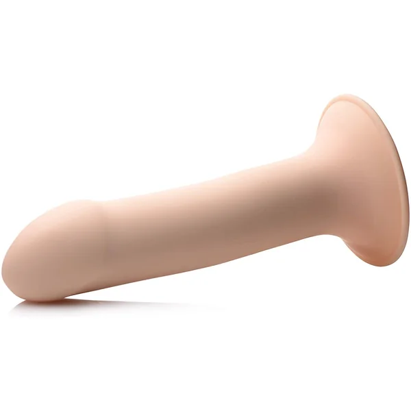 Squeezable Phallic Dildo - Flesh