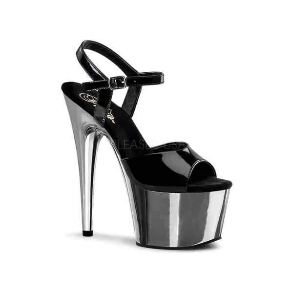 SS-ADORE-709 Platform Sandal | Black Patent