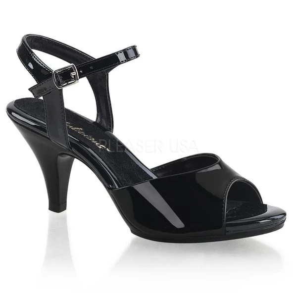 SS-BELLE-309 Sandal | Black Patent