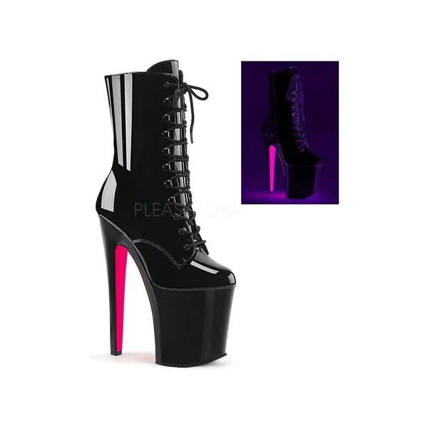 SS-XTREME-1020TT Platform Ankle Boot | Black Patent