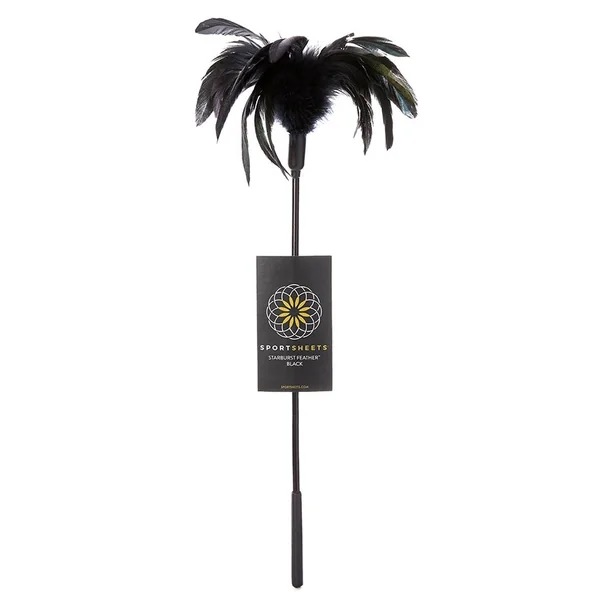 Starburst Tickler - Black/Red/Violet