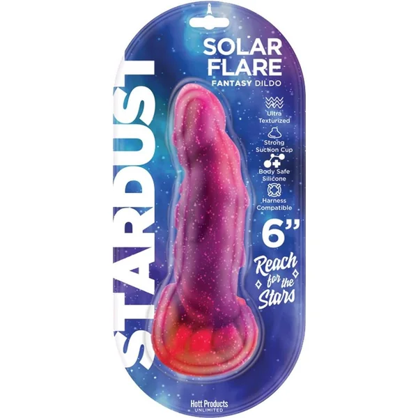 Stardust Solar Flare Silicone Dildo with Suction Cup