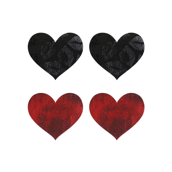 Stolen Kisses Hearts Pasties