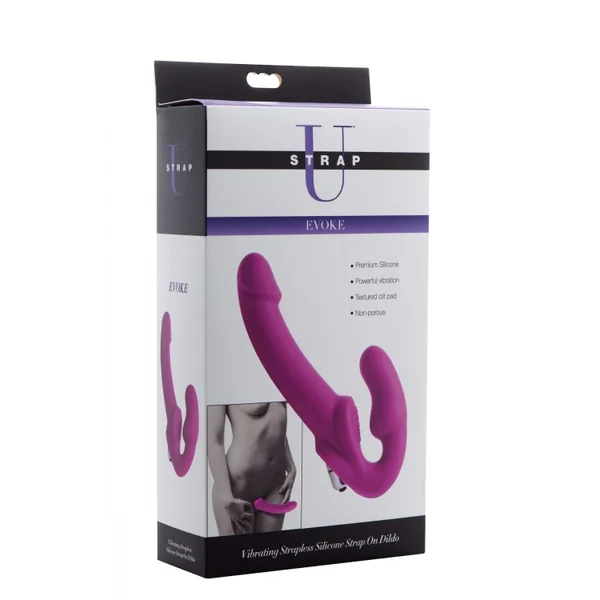 Strap U Vibrating Strapless Silicone Strap On Dildo