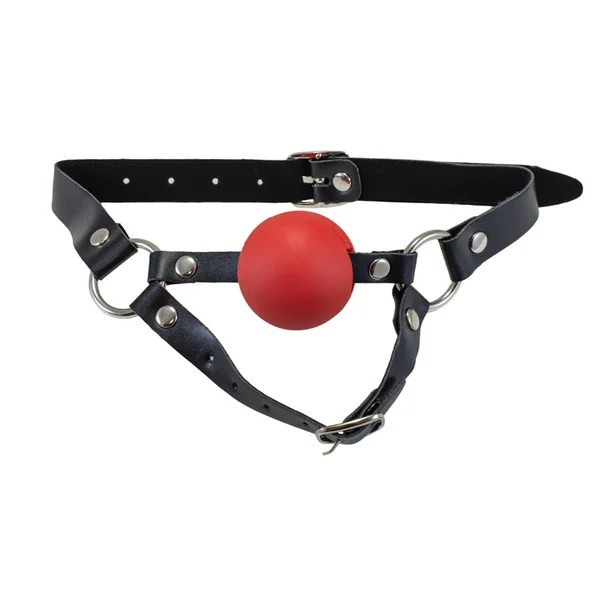 Strapped In Ball Gag - Packed In Sealed Foil Bags