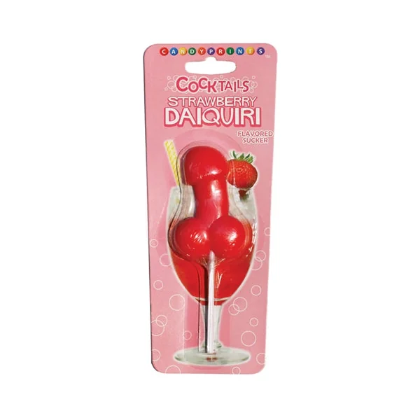 Strawberry Daquiri Cocktail Sucker