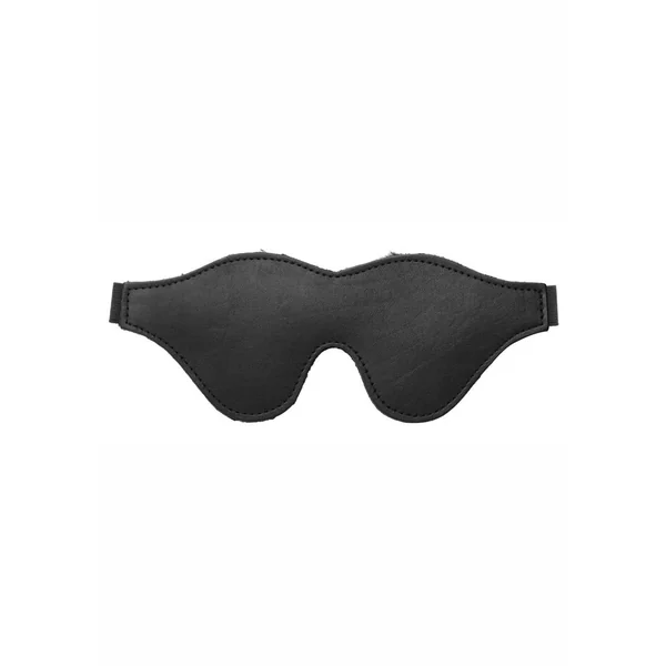 Strict Leather Black Fleece Lined Blindfold