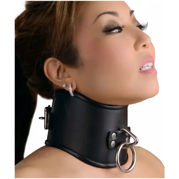 Strict Leather Locking Posture Collar- Large