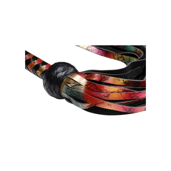 Strict Leather Rainbow Lambskin Flogger