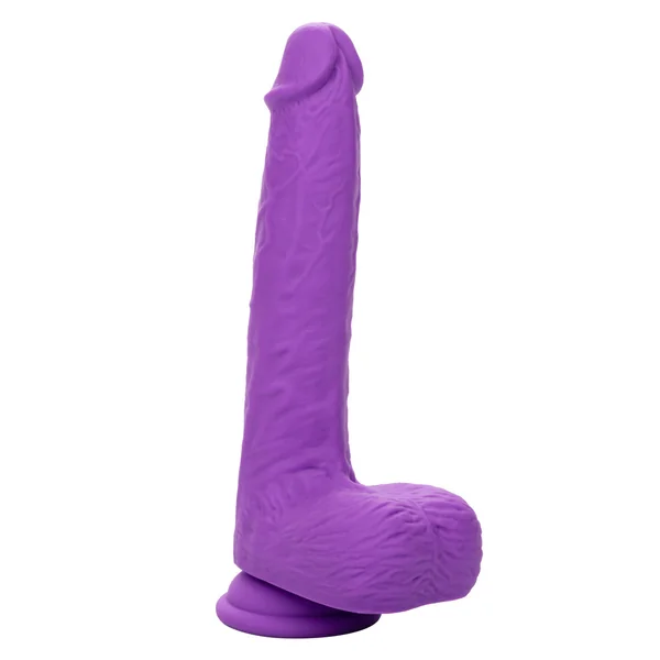 STUDS GYRATING & THRUSTING DILDO PURPLE 7"