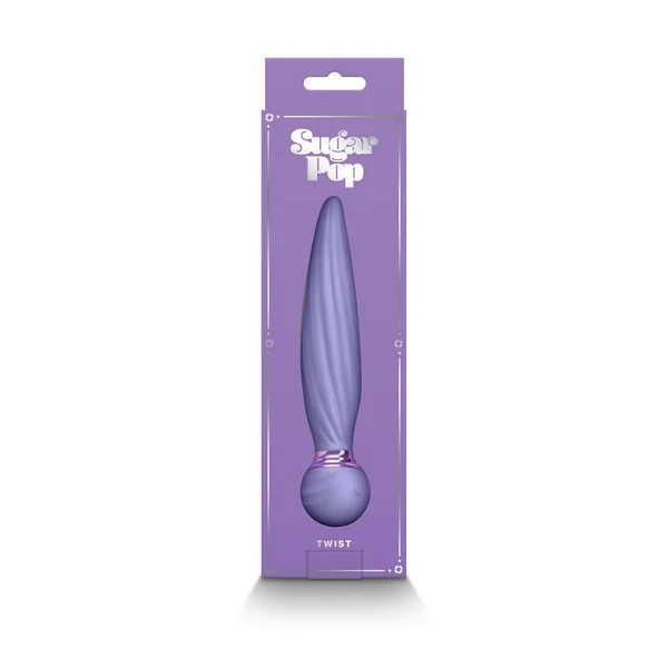 Sugar Pop Twist Gyrating Vibrator Purple