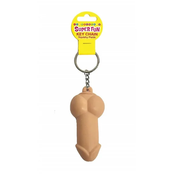 Super Fun Key Chain Squishy Penis - Vanilla