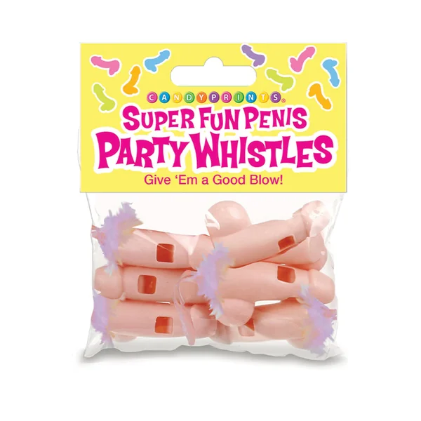 Super Fun Penis Party Whistles 6-pack